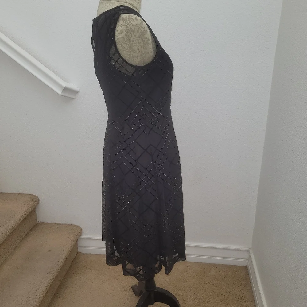 Ellen Tracy Dress Fit & Flare Little Black Dress - Picture 7 of 9